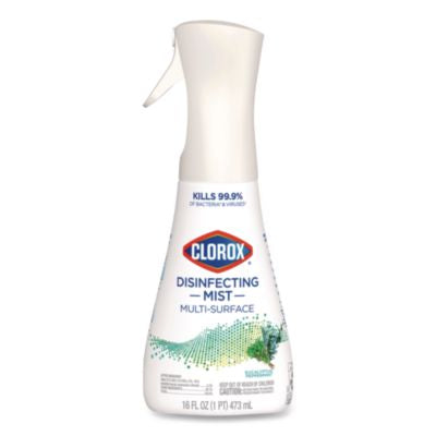 CLO60152 Disinfecting Mist, Eucalyptus Peppermint Scent, 16 oz Spray Bottle CLOROX SALES CO.