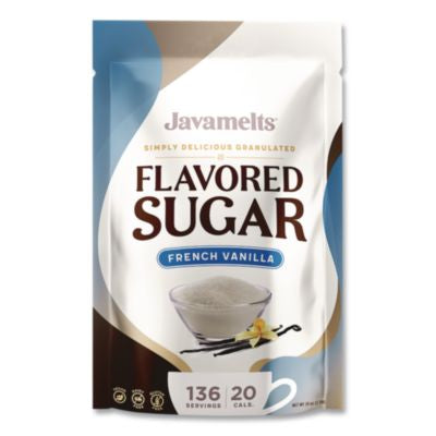 JVMJMT55382 Flavored Sugar, French Vanilla, 1.5 lb Bag JAVAMELTS