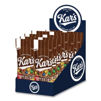 KAR08958 Trail Mix, M and M's Favorites Mix, 2 oz Packet, 12/Box KAR'S NUTS