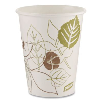 DXE2346SS251 Pathways Paper Hot Cups, 16 oz, White/Brown, 300/Carton