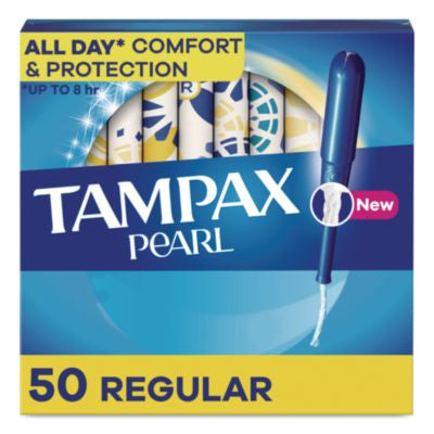 PGC71135 Pearl Tampons, Regular Absorbency, 50/Pack PROCTER & GAMBLE