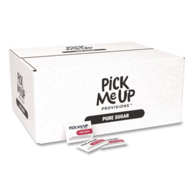 PIEPM62431 Pure Sugar Packets, 0.1 oz, 2,000/Box PICK ME UP PROVISIONS