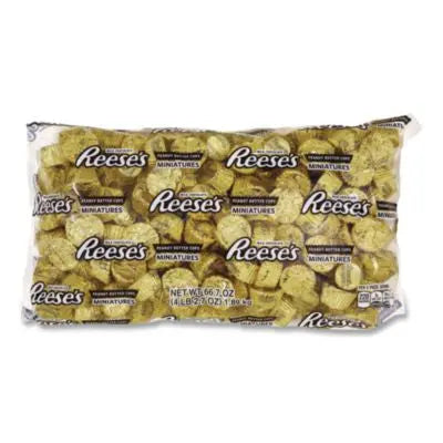 REE24600059 Peanut Butter Cups Miniatures, 66.7 oz Bag THE HERSHEY COMPANY