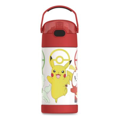 THZF4105PM6M FUNtainer Pokemon Stainless Steel Vacuum Insulated Water Bottle, 12 oz, Multicolor