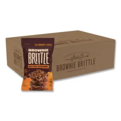 SHASGB01132 Salted Caramel Brownie Snack, 2 oz Bag, 24/Carton SHEILA G'S