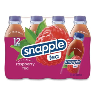 DPPCAD00775 Flavored Tea, Raspberry, 16 oz Bottle, 24/Carton DR PEPPER SNAPPLE GROUP, INC.