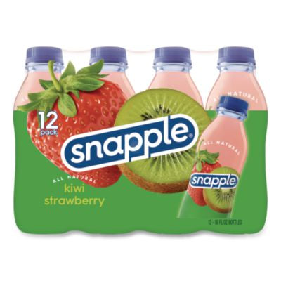 DPPCAD00776 Flavored Juice Drink, Strawberry Kiwi, 16 oz Bottle, 24/Carton DR PEPPER SNAPPLE GROUP, INC.