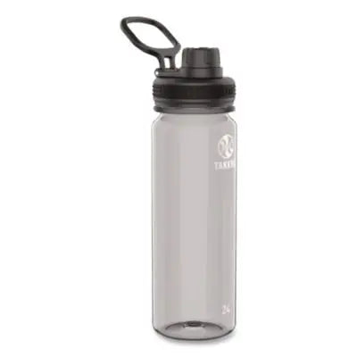 TKY50404 Tritan Plastic Water Bottle, 24 oz, Stormy Black TAKEYA USA CORPORATION