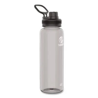 TKY50412 Tritan Plastic Water Bottle, 40 oz, Stormy Black TAKEYA USA CORPORATION
