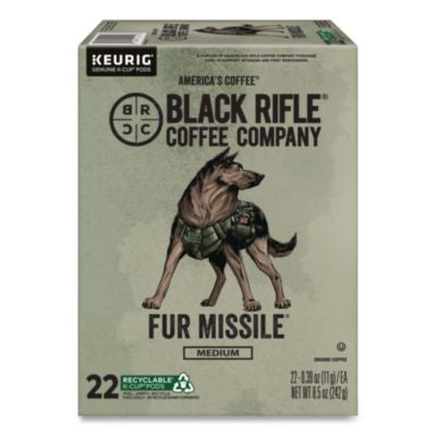 GMT5510 Fur Missile Coffee K-Cups, 22/Box