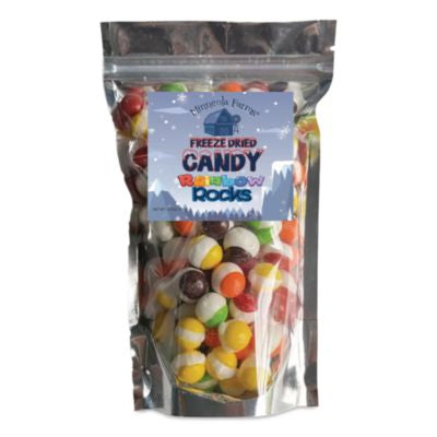 OFX00645 Freeze Dried Candy, Rainbow Rocks, Assorted Fruit, 1.87 lb Bag, 12/Carton
