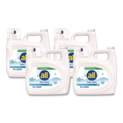 DIA47463 Free Clear HE Laundry Detergent, 118 oz Bottle, 4/Carton DIAL PROFESSIONAL