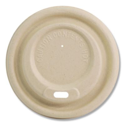 WORCULFB12GNLF Fiber Lids for Cups, Fits 10 to 20 oz Hot Cups, Natural, 1,000/Carton