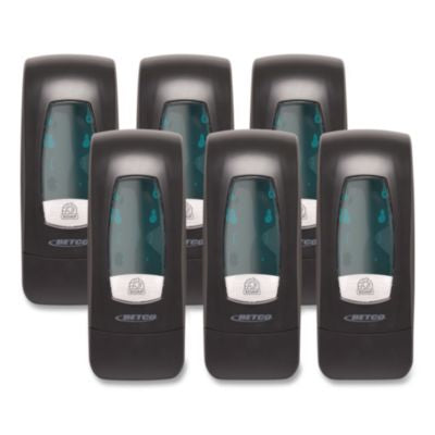 BET9302100 Clario C3 Manual Foam Soap Dispenser, 5.08 x 4, x 12.1, Black, 6/Carton