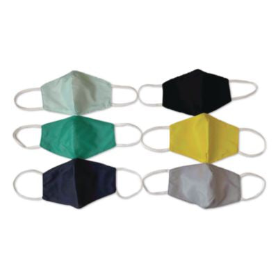 ORYHB0048ST Reusable Cloth Face Masks for Kids, Organic Cotton, Youth, 10/Pack ORLY INTERNATIONAL INC
