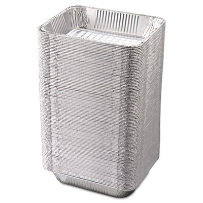HFA32135 Aluminum Steam Table Pans, Half-Size Deep, 10.38" x 2.56" x 12.75", 100/Carton