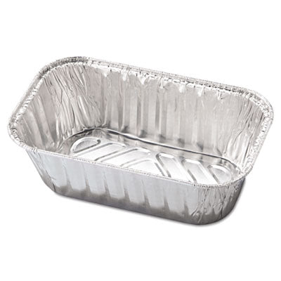 HFA31730 Aluminum Baking Pan, #1 Loaf, 1 lb Capacity, 5.72 x 3.31 x 2.03, 200/Carton