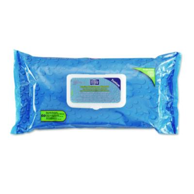 NICJ14143 Hygea Adult Wash Cloths, 1-Ply, 9.5 x 11.5, Unscented, White, 60 Wipes/Tub, 6 Tubs/Carton SANI PROFESSIONAL