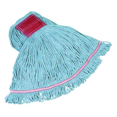 RCPC153BLU Swinger Loop Wet Mop Heads, Cotton/Synthetic, Large, Blue