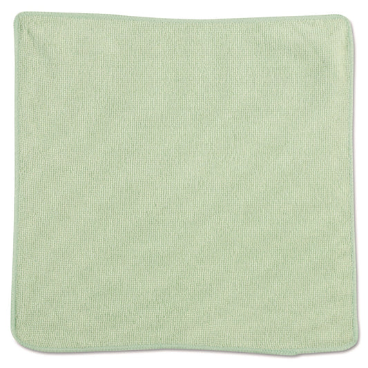 RCP1820578 Microfiber Cleaning Cloths, 12 X 12, Green, 24/pack RUBBERMAID COMMERCIAL PROD.