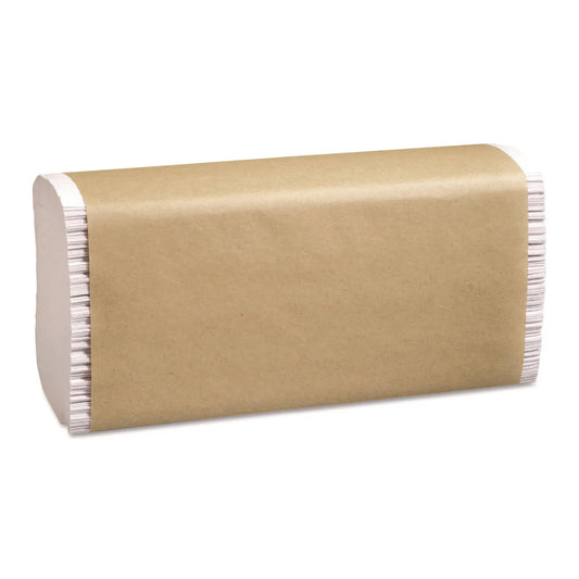 MRCP200B 100% Recycled Folded Paper Towels, Multi-Fold, 1-Ply, 9.5 x 9.25, White, 250/Pack, 16 Packs/Carton Marcal PRO