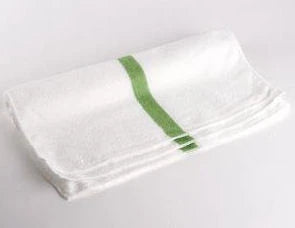 Rubbermaid 1805730 HYGEN™ Microfiber Foodservice Cloths - Green Stripe, 288/case
