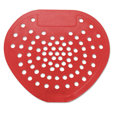 HOS03901 Health Gards Vinyl Urinal Screen, Cherry Scent, 7.75 X 6.88, Red, Dozen HOSPECO