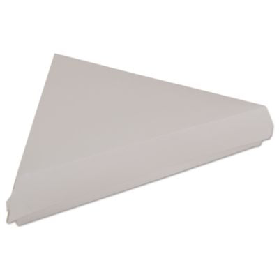 SCH0719 White Pizza Clamshells, 9.25 x 9 x 1.69, White, Paper, 400/Carton