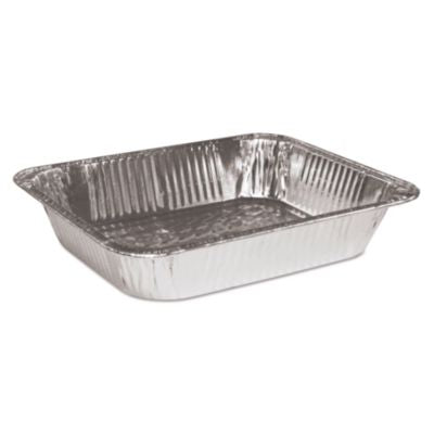 HFA32100 Aluminum Steam Table Pans, Half-Size Deep, 10.38 x 2.56 x 12.75, 100/Carton