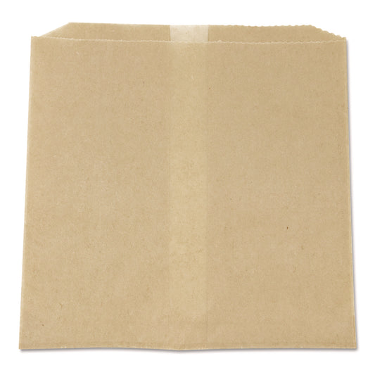 HOS6802W Waxed Napkin Liners for Most Swing-Top Type Receptacles , 8.5" x 7" x 8", Brown, 500/Carton