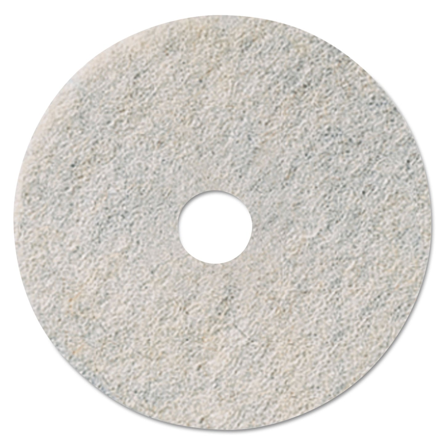 MMM35085 Niagara Natural Burnishing Pad, 27" Diameter, White, 5/carton