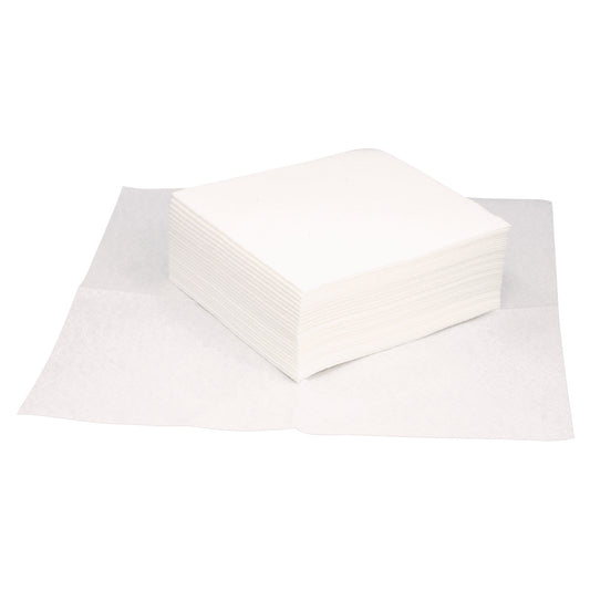 HOSGOA5500 TASKBrand Grease and Oil Wipers, Quarterfold, 12 x 13.25, White, 50/Pack, 16 Packs/Carton
