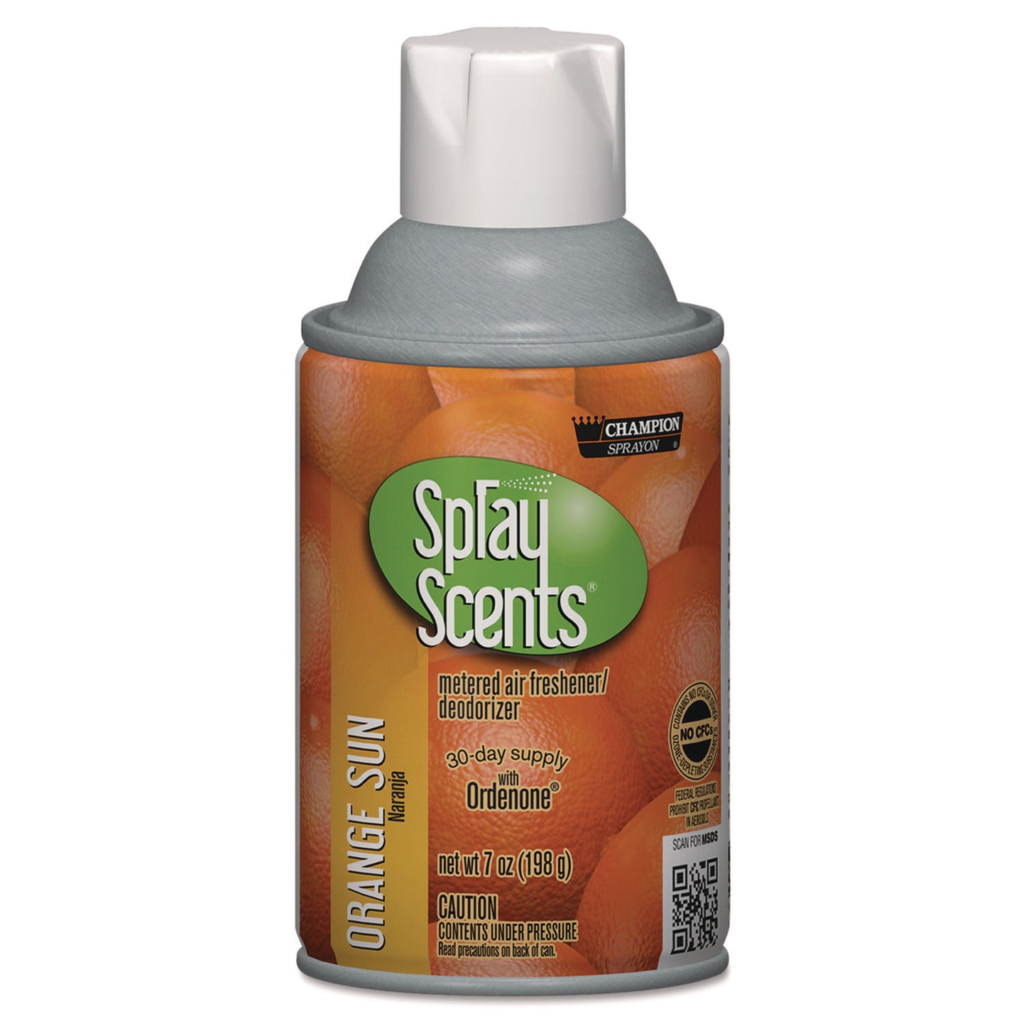 CHP5182 Champion Sprayon SPRAYScents Metered Air Freshener Refill, Orange Sun, 7 oz Aerosol Spray 12/Carton