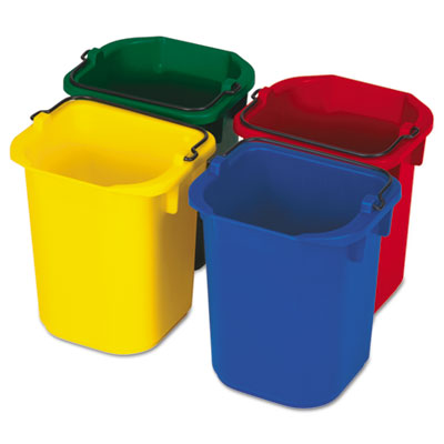 RCP9T83 5-Quart Disinfecting Utility Pail, Plastic, 4 Colors