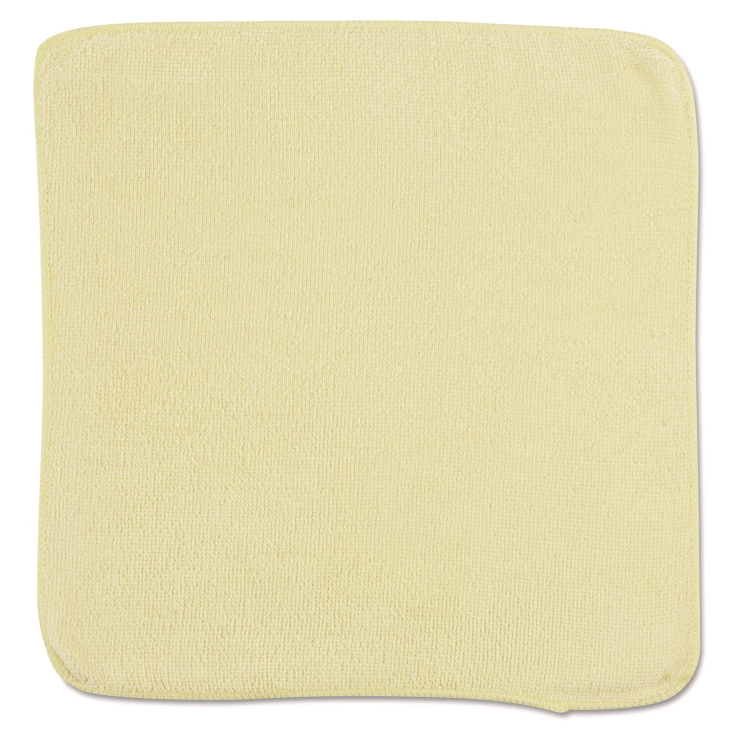 RCP1820580 Light Commercial Microfiber Cleaning Cloths, 12 x 12, Yellow, 24/Pack RUBBERMAID COMMERCIAL PROD.