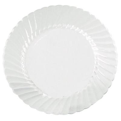 WNACW9180 Classicware Plates, Plastic, 9" dia, Clear, 10/Bag, 18 Bags/Carton