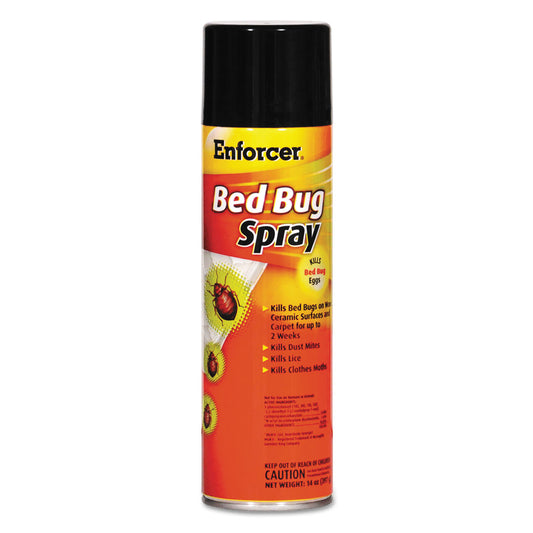AMREBBK14 Bed Bug Spray, For Bed Bugs/Dust Mites/Lice/Moths, 14 oz Aerosol Spray, 12/Carton