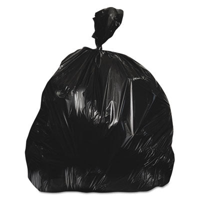 HERH4832TK Linear Low-Density Can Liners, 16 gal, 0.9 mil, 24" x 32", Black, Flat Pack, 500/Carton HERITAGE
