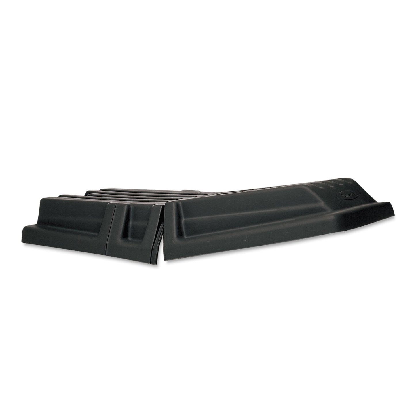 RCP1317BLA Hinged Dome Tilt Truck Lid, 34.14 x 69.66 x 8.4, Black RUBBERMAID COMMERCIAL PROD.