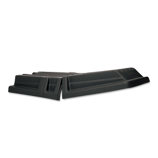 RCP1317BLA Hinged Dome Tilt Truck Lid, 34.14 x 69.66 x 8.4, Black RUBBERMAID COMMERCIAL PROD.