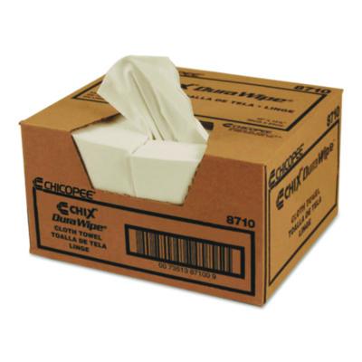 CHI8710 VeraClean Critical Cleaning Wipes, Smooth Texture, 1/4 Fold, 1-Ply, 12 x 13, Unscented, White, 400/Carton CHICOPEE, INC