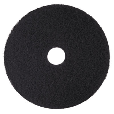 MMM08279 Low-Speed High Productivity Floor Pads 7300, 21" Diameter, Black, 5/carton