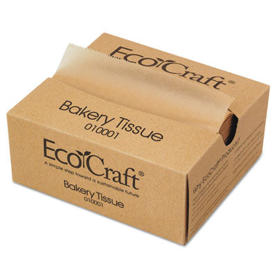 BGC010001 Ecocraft Interfolded Dry Wax Deli Sheets, 6 X 10.75, Natural, 1,000/box, 10 Boxes/carton BAGCRAFT