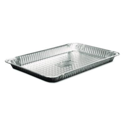 HFA402170 Aluminum Steam Table Pans, Full-Size Shallow, 1.63" Deep, 12.19 x 20.75, 50/Carton
