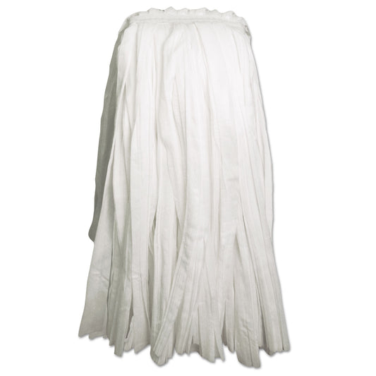 ODCBW1020 Cut-End Wet Mop Head, Rayon/polyester, Non-Woven, White, 20oz