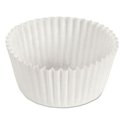 HFM610011 Fluted Bake Cups, 1 oz, 3.5 x 1.5 x 1, White, Paper, 500/Pack, 20 Packs/Carton