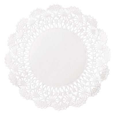 HFM500238 Cambridge Lace Doilies, Round, 10", White, 1,000/carton