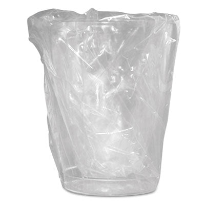WNAW10 Wrapped Plastic Cups, 10 Oz, Translucent, 500/carton