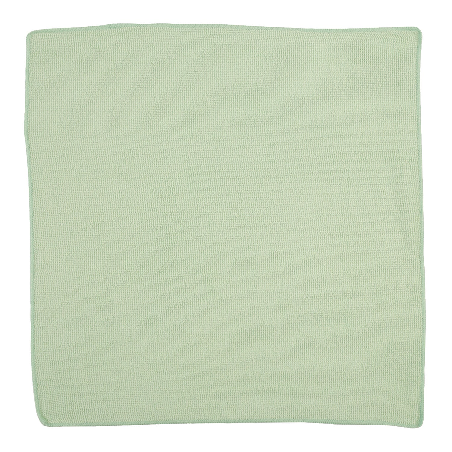 RCP1820582 Microfiber Cleaning Cloths, 16 X 16, Green, 24/pack RUBBERMAID COMMERCIAL PROD.