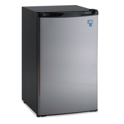 AVARM4436SS 4.4 Cf Refrigerator, 19 1/2"w X 22"d X 33"h, Black/stainless Steel